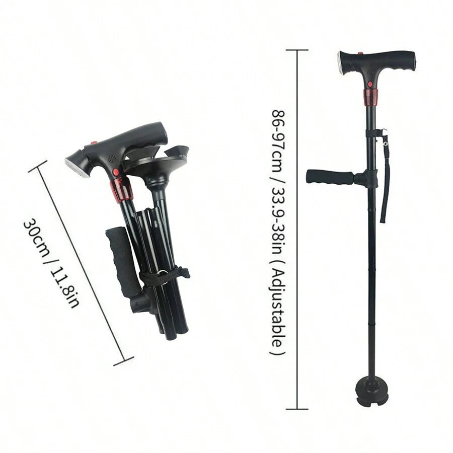 Collapsible Telescopic Folding Cane - Always Weekly Wellness