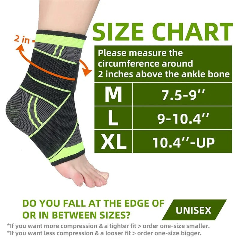 Adjustable Ankle Compression Brace - Always Weekly Wellness